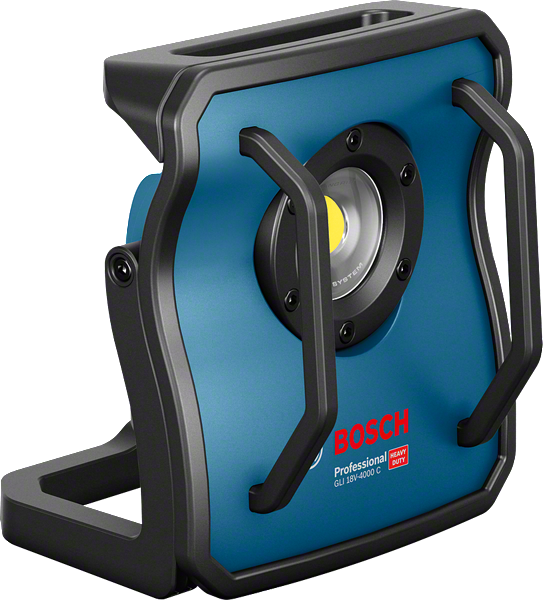Bosch GLI 18V-4000 C コードレス現場ライト、4000 ルーメン。.