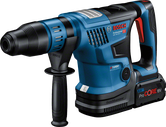 Bosch GBH 18V-36 C コードレス回転ハンマー（8Ah バッテリー搭載）。