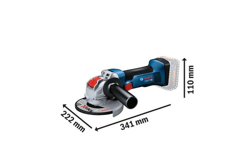 Bosch GWX 18V-8 コードレスアングルグラインダー（X-LOCK 搭載）.