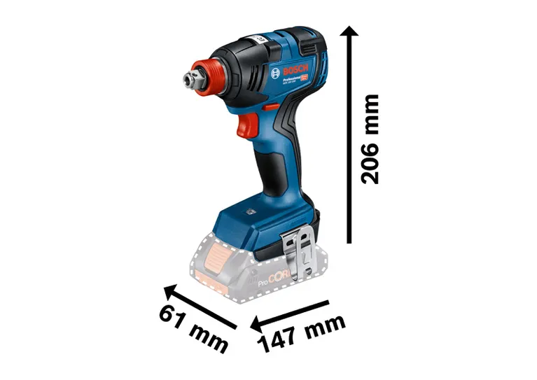 PRO GDX 18V-200 コードレスインパクトドライバー／レンチ | Bosch