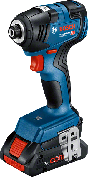 Bosch GDR 18V-200 インパクトドライバー（ProCORE18V バッテリー搭載）.