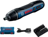 Bosch Go 2 コードレス ドライバー (USB ケーブルとビット セット付き)。