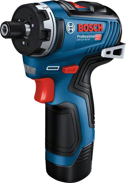 Bosch GSR 12V-35 HX コードレス ドライバー、コンパクトなデザイン。.
