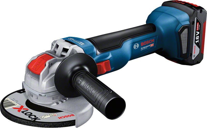 Bosch GWX 18V-10 コードレスアングルグラインダー（X-LOCK 搭載）.