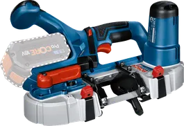 Bosch GCB 18V-63 コードレスバンドソー、切断深さ 63.5 mm。.