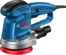 Bosch GEX 34-125 ランダムオービットサンダー（125mm パッド付き）.