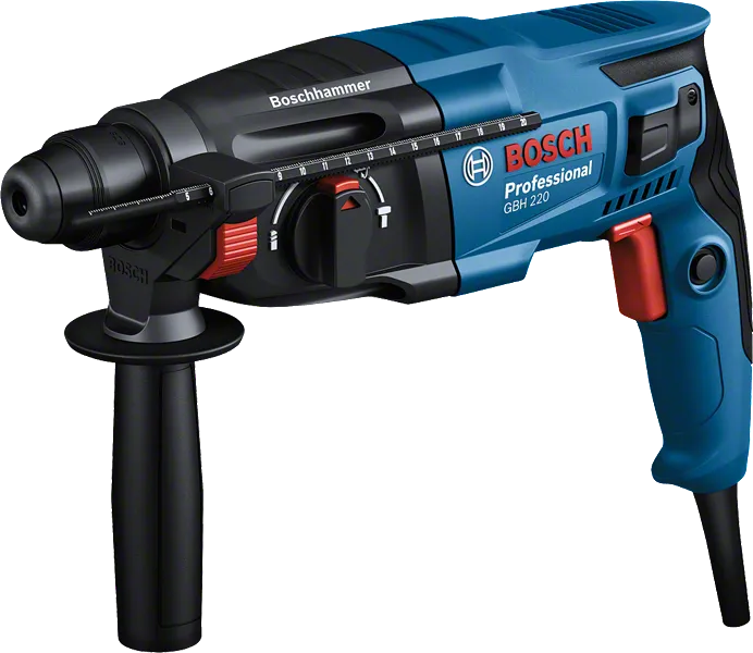 Bosch GBH 220 ロータリーハンマー（SDS プラス ハンドル付き）.