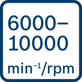  6000～10000min-1（回転/分）