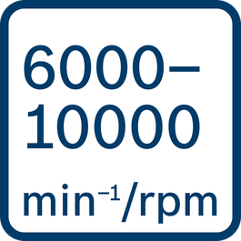  6000～10000min-1（回転/分）