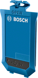Bosch BA 3.7V 1.0Ah USB充電対応バッテリーパック。.