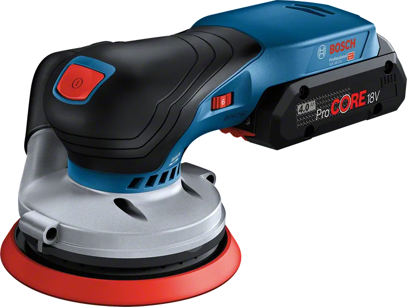 Bosch GEX 18V-125 コードレスランダムオービットサンダー。.