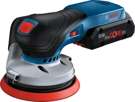 Bosch GEX 18V-125 コードレスランダムオービットサンダー。.