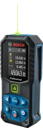 デジタルディスプレイを備えたBosch GLM 50-27 CG レーザー測定器。