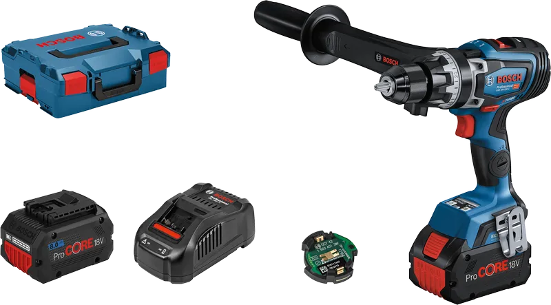 Bosch GSB 18V-150 C コードレスコンビドリルセット。.