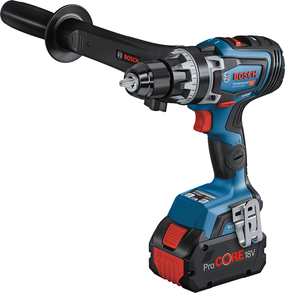 GSR 18V-150 C Bosch GSR 18V-150 C サイドハンドル付きコードレスドリル。.