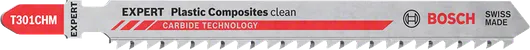 EXPERT Plastic Composites Clean T301CHM ジグソーブレード プラスチック複合材用のBosch T301CHM ジグソーブレード。.