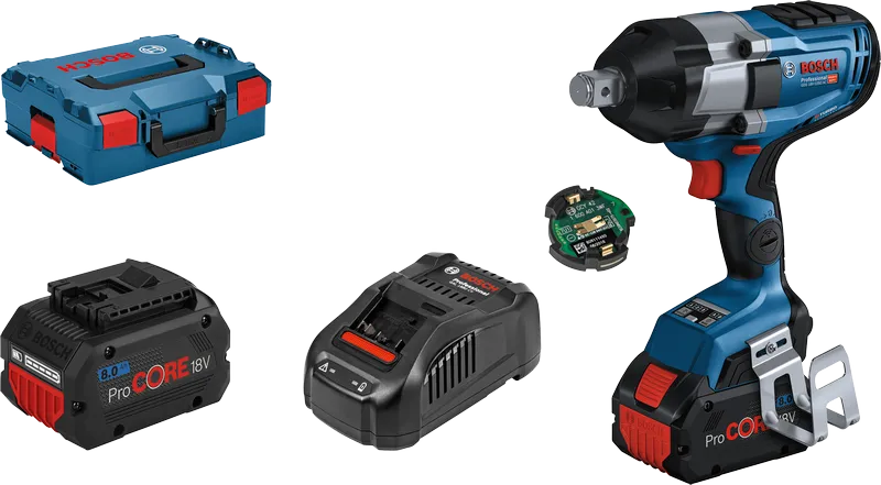 Bosch GDS 18V-1050 HC インパクトレンチ（バッテリーおよび充電器付き）。.