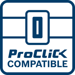  ProClickホルダーを取り付け、ProClickポーチに工具を収納可能