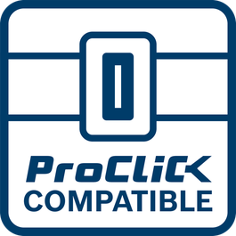  ProClickホルダーを取り付け、ProClickポーチに工具を収納可能