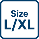 Bosch Belt 108、安全なバックルを備えたパッド入り作業用ベルト。.