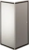 Boschレーザー ターゲット グレー、折りたたみ式デザイン。