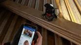 作業灯を制御する電話。
