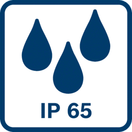 防じん・防水性能：IP65（水流に対する保護） 