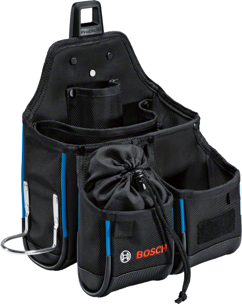 複数のポケットを備えたBosch GWT 4 ツールバッグ。.