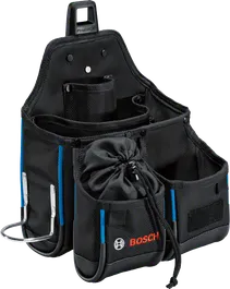 複数のポケットを備えたBosch GWT 4 ツールバッグ。.