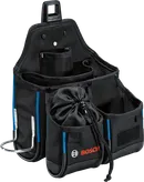 複数のポケットを備えたBosch GWT 4 ツールバッグ。.
