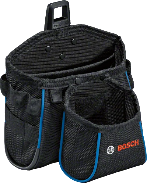 複数の収納ポケットを備えたBosch GWT 2ツールバッグ。.