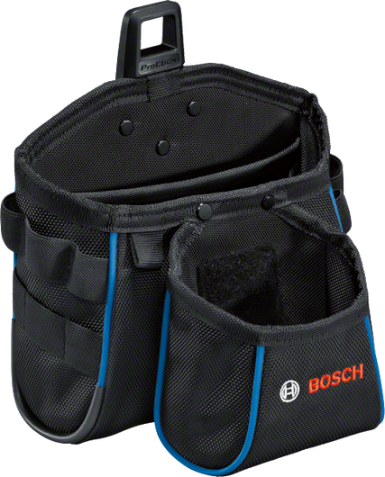 複数の収納ポケットを備えたBosch GWT 2ツールバッグ。.