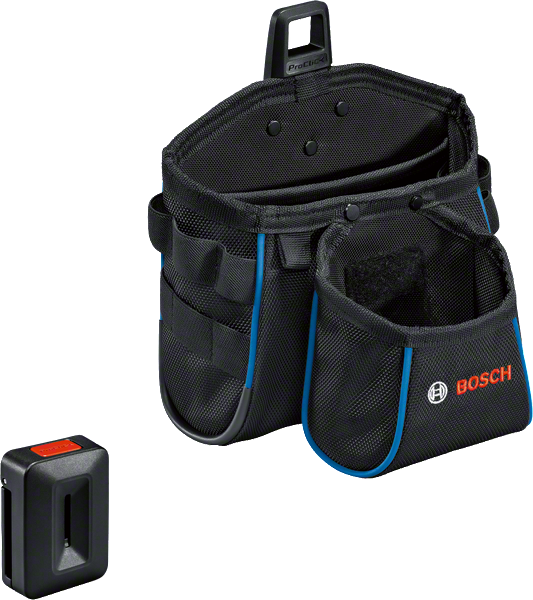 マグネットホルダー付きのBoschツールポーチセット。.