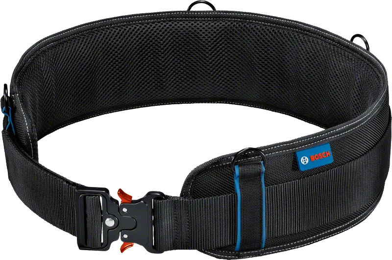 Bosch Belt 108、安全なバックルを備えたパッド入り作業用ベルト。.