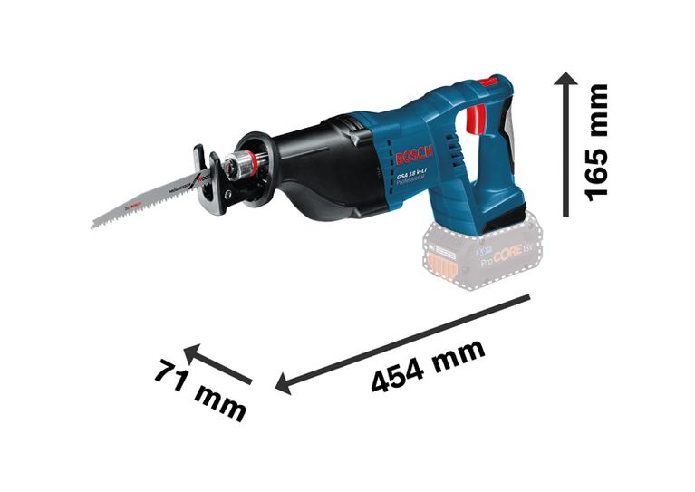 GSA 18V-LI コードレスセーバーソー | Bosch Professional