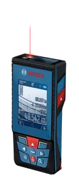 Bosch GLM 100-25 C レーザーメジャーはデジタル距離を表示します。