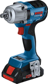 Bosch GDS 18V-450 HC コードレスインパクトレンチ、最大トルク 450 Nm。