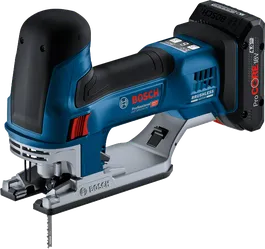 Bosch GST 18V-155 SC コードレスジグソー、4Ah ProCORE バッテリー搭載。.