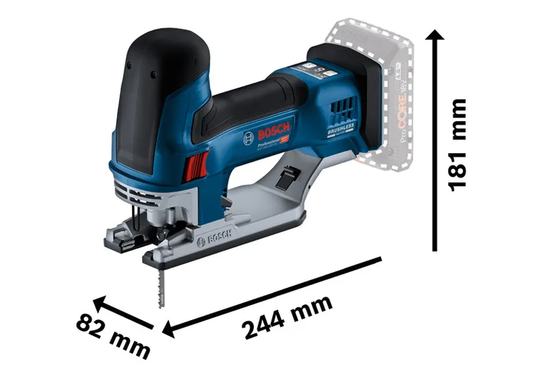 PRO Heavy Duty GST 18V-155 SC コードレスジグソー | Bosch Professional