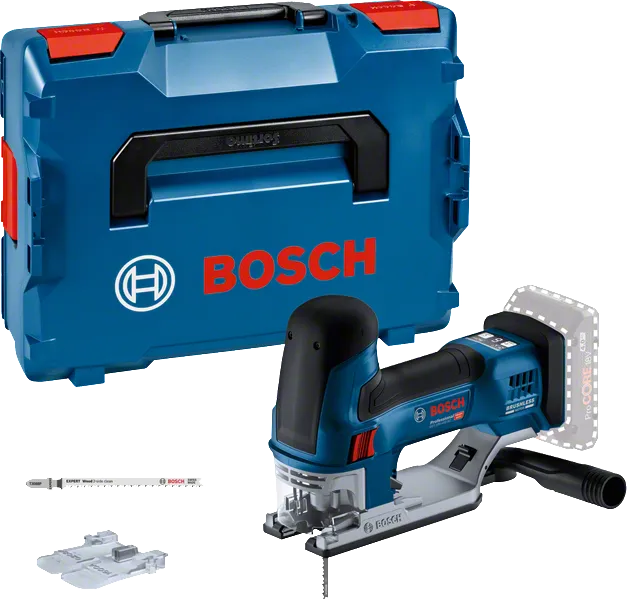 Bosch GST 18V-155 SC コードレスジグソー（ケース付き）。.