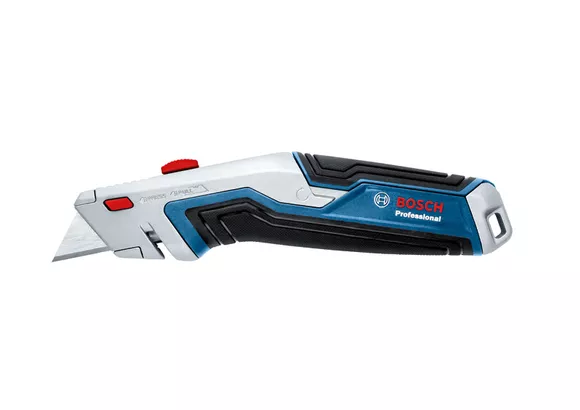 格納式ユーティリティカッター 人間工学に基づいたグリップを備えたBoschのユーティリティナイフ。