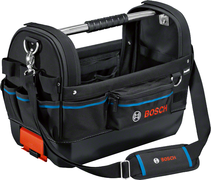 ショルダーストラップ付きのBosch GWT 20ツールバッグ。.