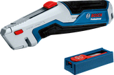 交換可能なブレードシステムを備えたBoschのユーティリティナイフセット。