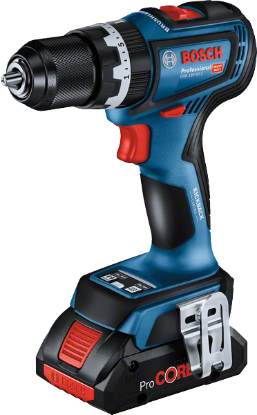 Bosch GSB 18V-90 C コードレス ドリル (ProCORE バッテリー搭載)。.