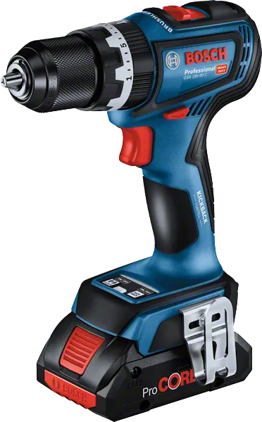 Bosch GSB 18V-90 C コードレス ドリル (ProCORE バッテリー搭載)。.