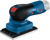 Bosch GSS 12V-13 コードレスオービタルサンダー、12V バッテリー。.