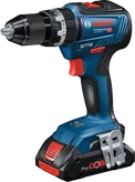 ブラシレスモーターを搭載したBosch GSB 18V-55 コードレスコンビドリル。