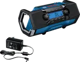 Bosch GPB 18V-2 C 現場用ラジオ（電源アダプター付き）.