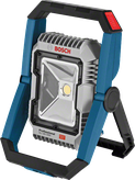 Bosch GLI 18V-1900 調整可能なスタンド付き LED 作業灯。.