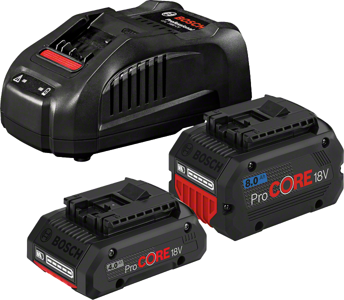 1 x ProCORE18V 4.0Ah + 1 x ProCORE18V 8.0Ah + GAL 1880 CV